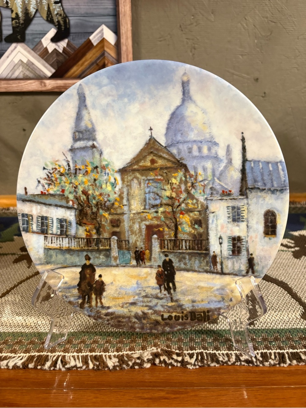Lot of 3 Vintage Limoges France Louis Dali Porcelain Collector Plates - Paris